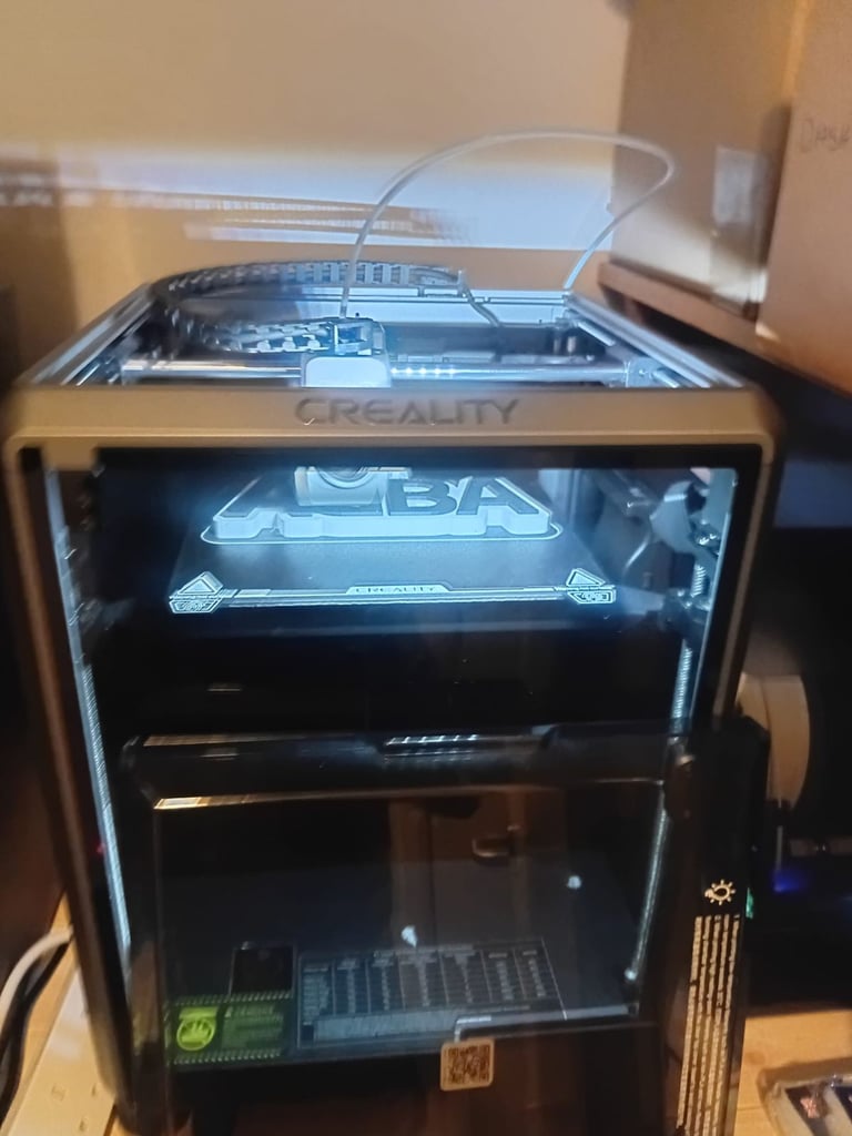 Creality K1 3D printer with CFS multicolour Upgrade Accessory Kit installed - (no CFS unit included)