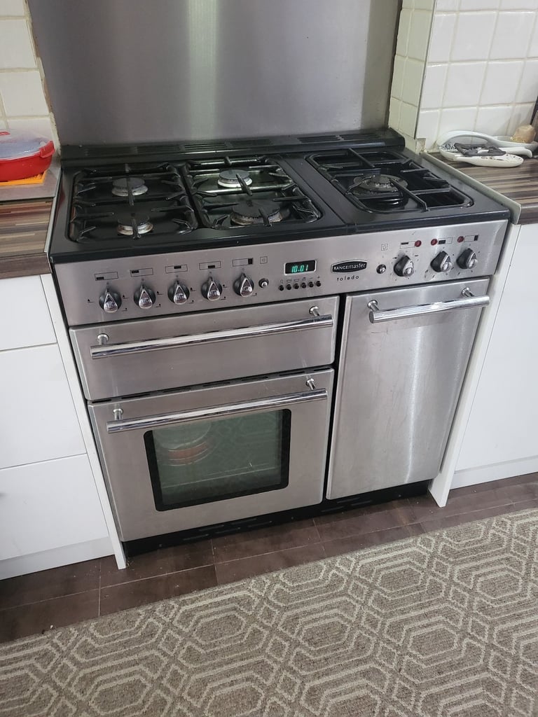 Rangemaster toleda 90 stainlell steel cooker