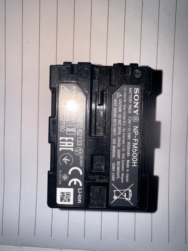 sony battery np-fm500h  SONY M 