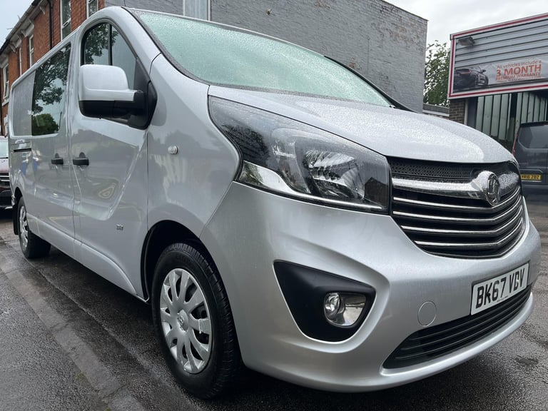 Vauxhall Vivaro 2900 1.6CDTI BiTurbo 145PS Sportive 6 Seat LWB Crew Van 2017/67