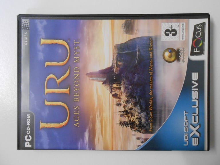 PC CD Rom Game - URU / Ages Beyond Myst - From the Myst Franchise