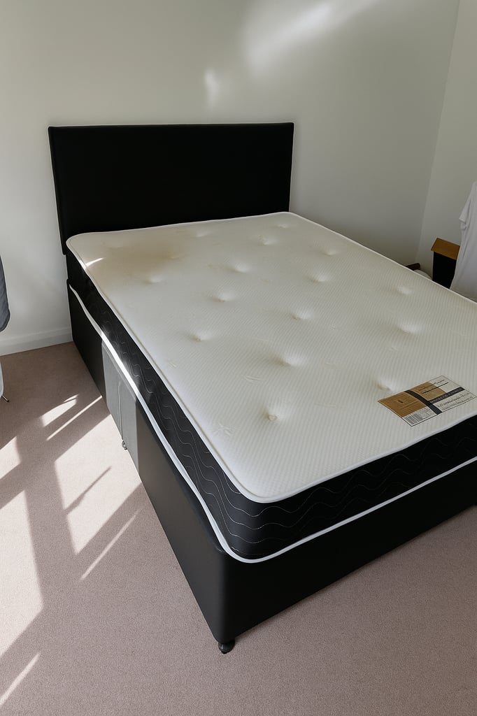 image for Divan Bed With Underbed Storage Single Small Double Double King Size Fast UK Delivery Available