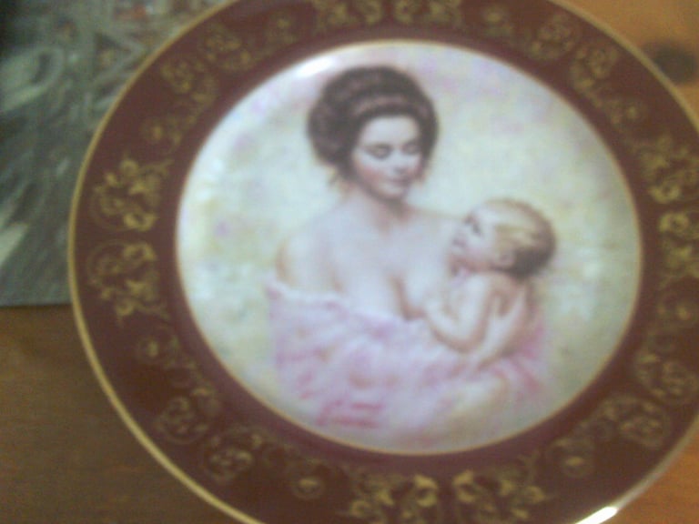 mother + child limited edition plate  hackett usa 