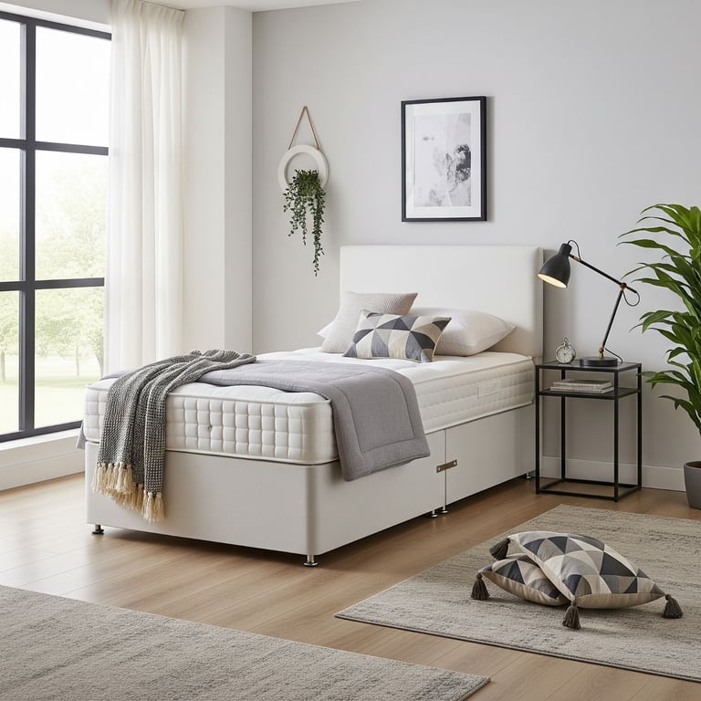 image for Divan bed storage drawers with matching mattress, all sizes available quick UK delivery offer