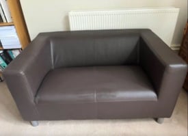 Compact 2-seat sofa, Kimstad brown