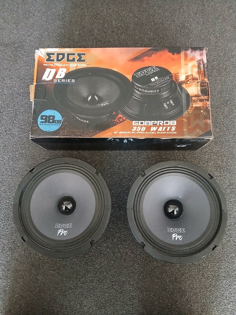 image for Edge EDB Pro 8. 8 inch 350 Watt Car Speakers