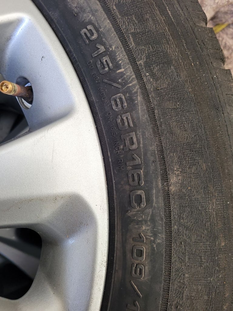 Ford transit custom limited 16inch alloys 