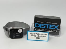 Apple Watch Series 4 44mm Stainless Steel with Milanese Loop GPS + Cellular Silver WARRANTY