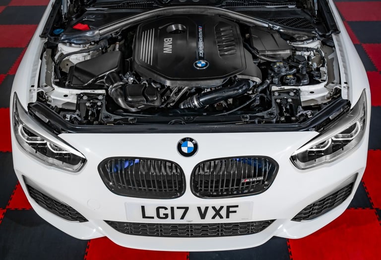 2017 BMW 1 Series M140i 3dr [Nav] Step Auto (340ps) - Red Leather - Extra's HATCHBACK Petrol Auto...