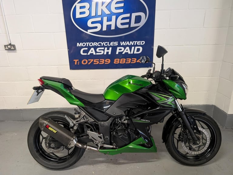 Kawasaki ER Z300 abs 2015 A2 license friendly bike. Mot October 2026  FSH 