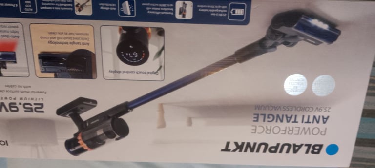 Blaupunkt cordless battery vacuum cleaner 