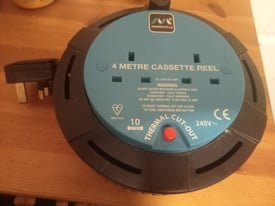 4 m extension cable reel 