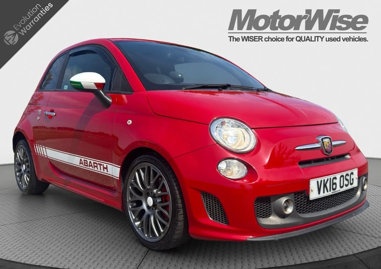 2016 Abarth 595 1.4 T-Jet Turismo 3dr - LEATHER - BLUETOOTH HATCHBACK Petrol Manual