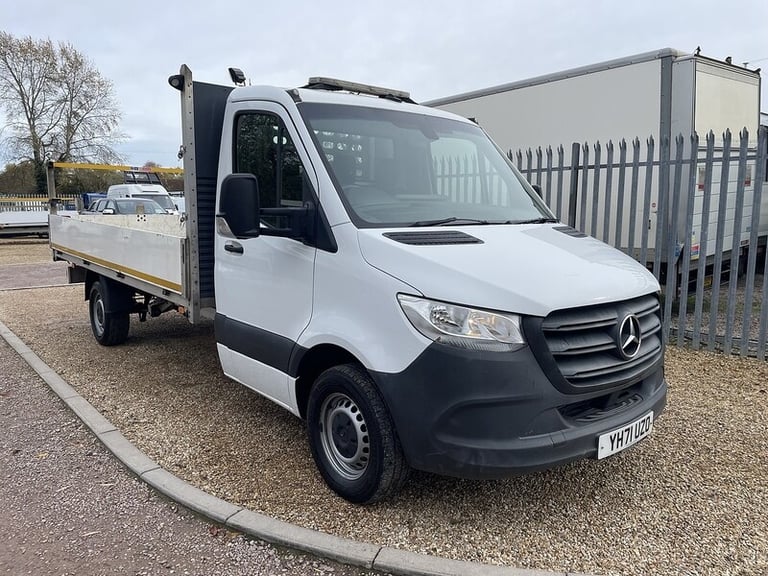 2021 Mercedes-Benz Sprinter 314 2.1 CDI Progressive L3 LWB DROPSIDE - WHITE Dropside Diesel Manual