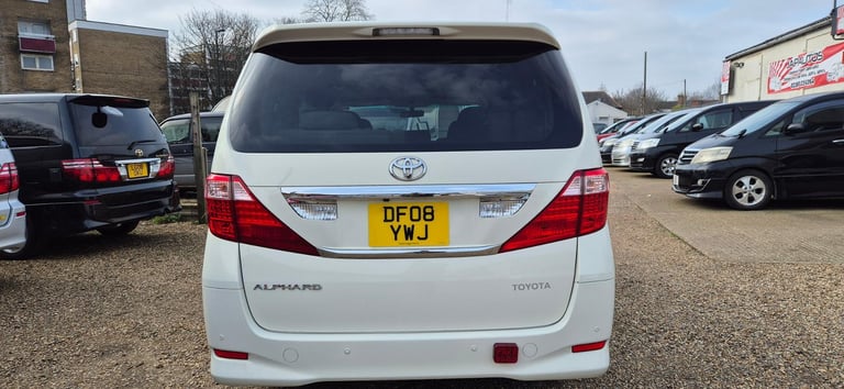 2008 Toyota Alphard,NEW SHAPE  66,749 Miles, 2.4 Litre, Petrol, Automatic