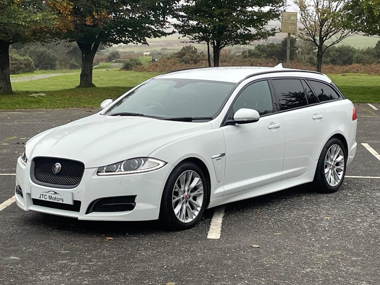 JAGUAR XF 2.2d [200] R-Sport Estate Auto, diesel, white + NOW SOLD 2014