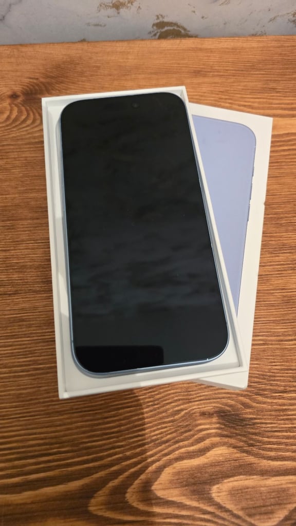 Like New iPhone 17 - 256GB - Mist Blue 2 Weeks old Almost 1 Year Apple Warranty - with box Unlocked
