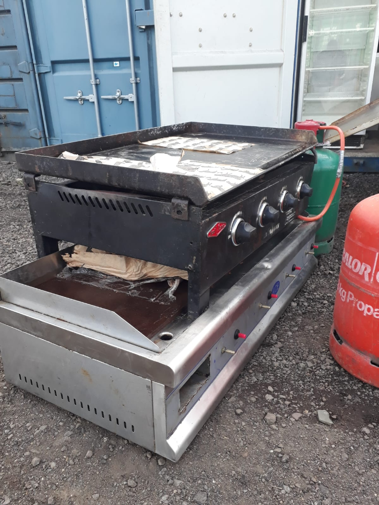 Commercial catering equipment Gas Griddles restaurant trailer kitchen items 
