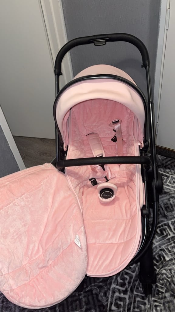 Icandy pink pram