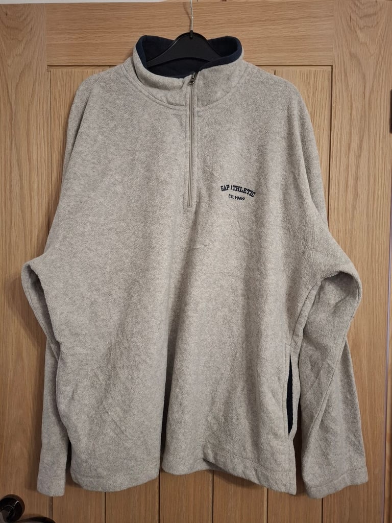 GAP vintage fleece quarter zip sweatshirt large 