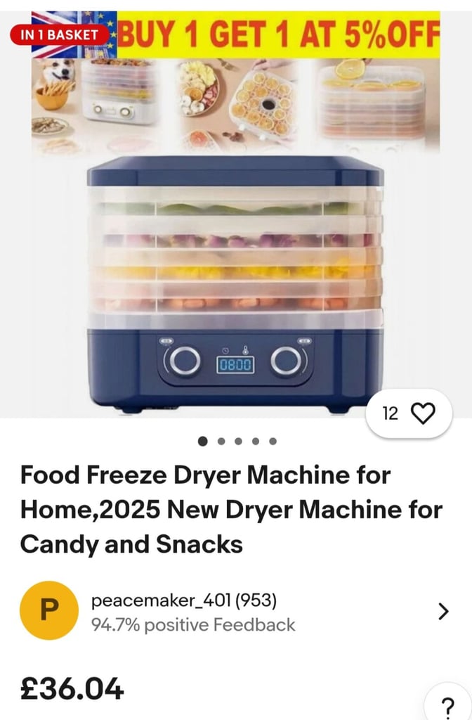 Food dehydrator 