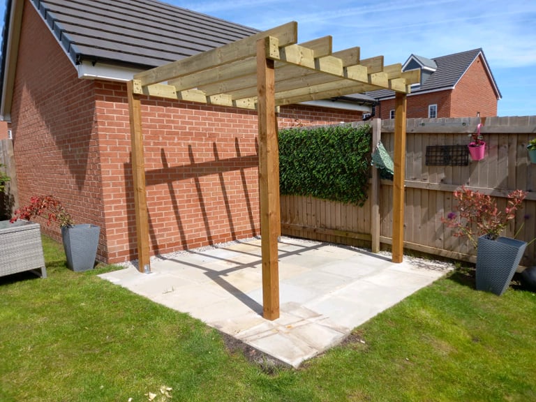 3M X 3M PERGOLA ASSEMBLED FREE DELIVERY ST HELENS 