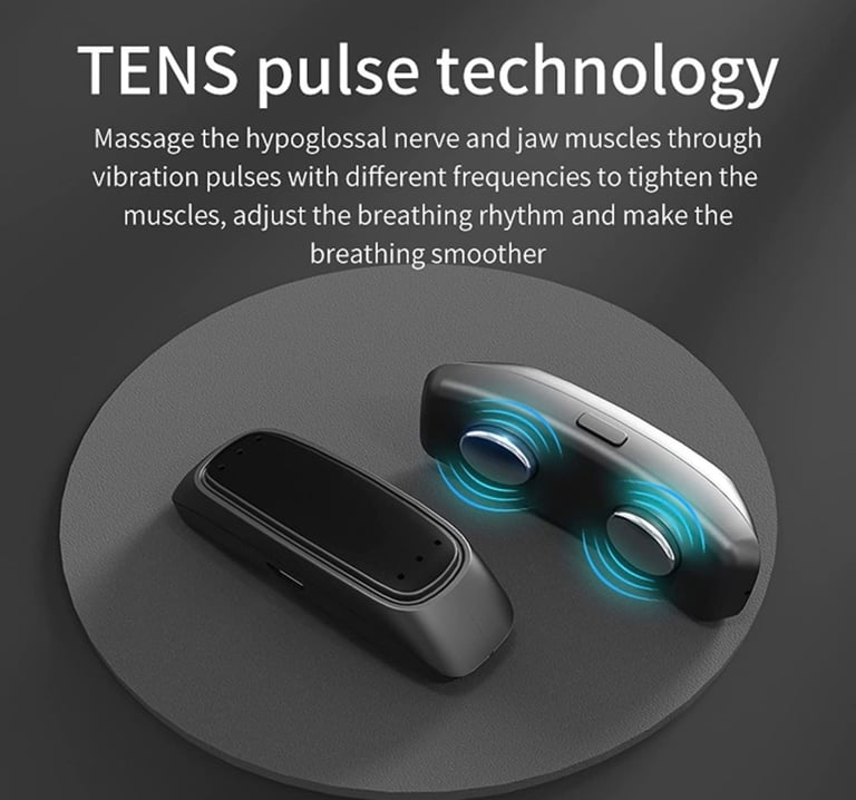 Anti snore electric TENS pulse chin device / massage - NEW