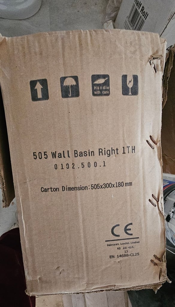 New Compact cloakroom basin sink