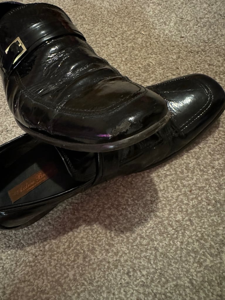 Italian Shoes Sydney Andrew Brown Leather Shoes Size 43/44