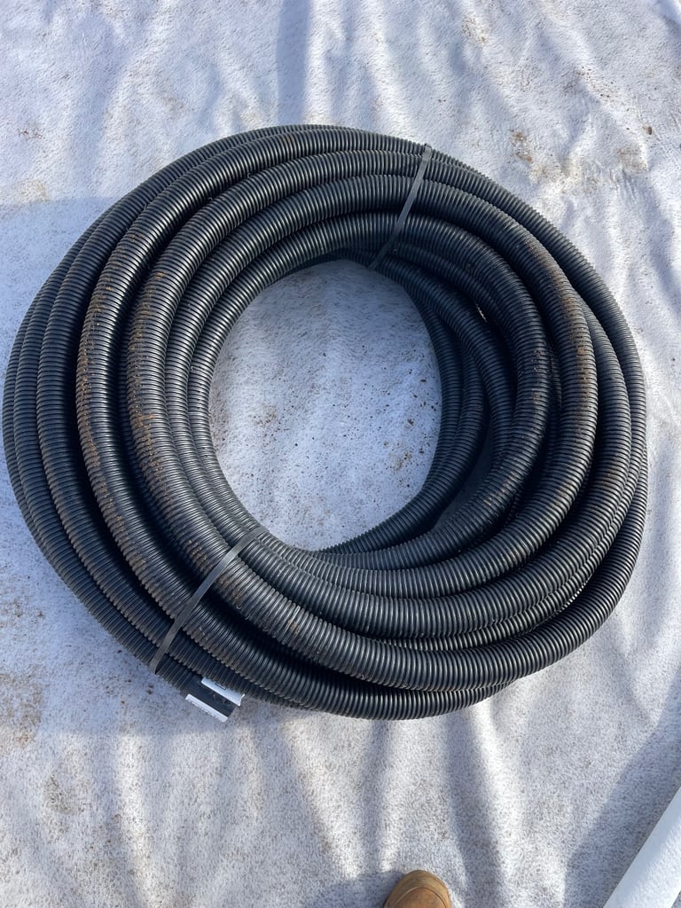 ✅New 60mm perforated drain pipe 