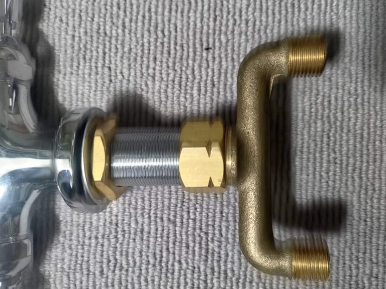 AquaJet Chrome Tap Mix Unit Hot Cold Water Kitchen Commercial Catering Sink Bathroom Shower