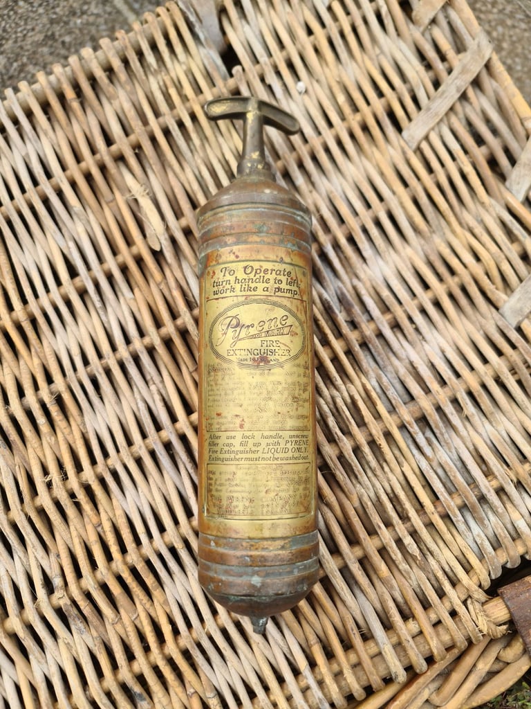 image for Vintage Pyrene Fire Extinguisher 