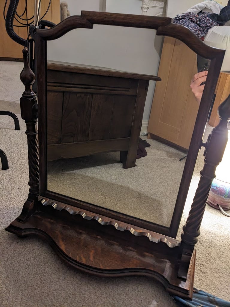 image for Barley Twist swing dressing table mirror