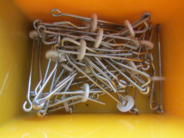 Large Assortment of sea fishing tackle in organiser box