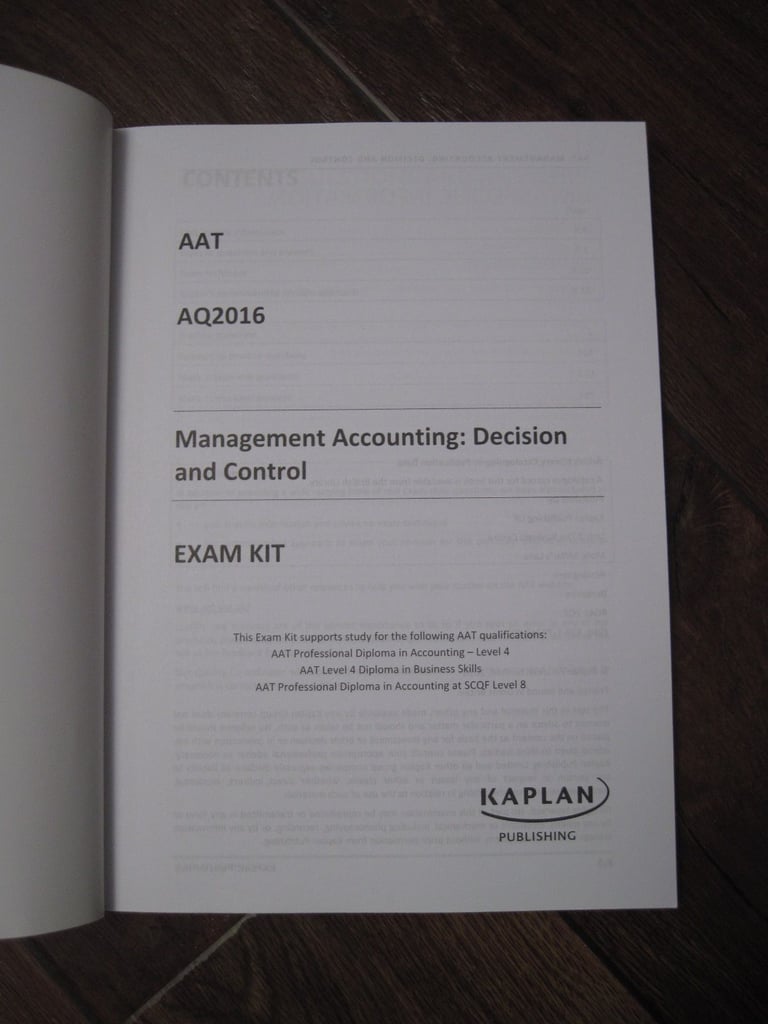 AAT Level 4 Exam Kit 2018/2019 - Kaplan Publishing (5 books)