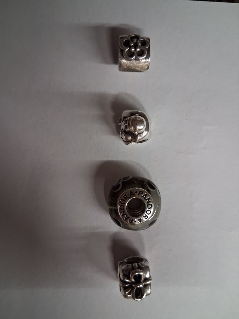 image for Assorted silver pandora charms 