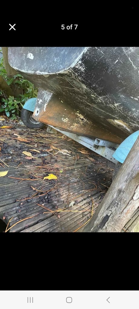 10ft Fibreglass dinghy tender boat