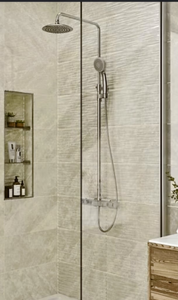 image for Skye cream wall tiles 1.5m2 boxes