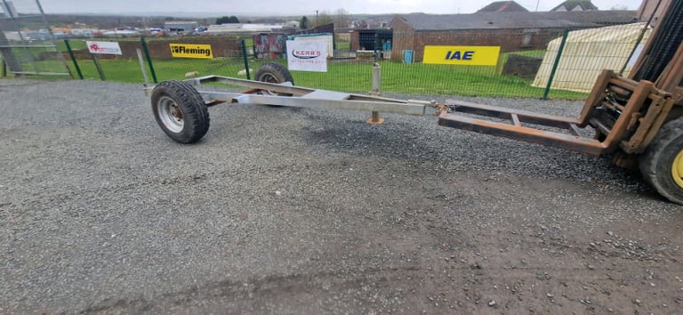 Ex western bowser chassis trailer for tractor 