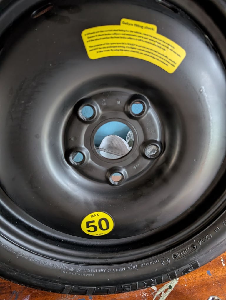 16" space saver tyre and tools