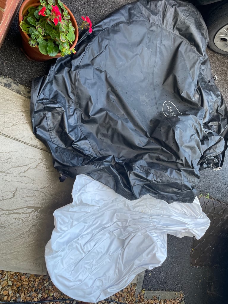 Lazy spa round cover and thermal insulated cover sold as seen