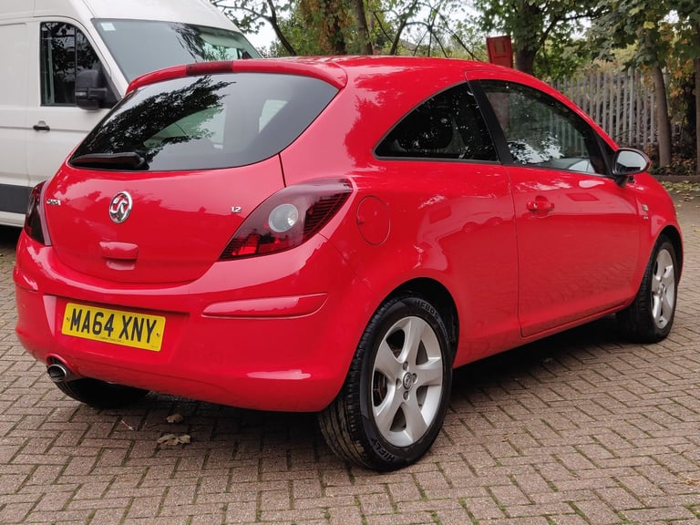 VAUXHALL CORSA 1.2 SXi 2014 64 REG RED 3 DOOR HATCH 5 SPEED MANUAL A/C 98K ULEX FREE EXCELLENT!