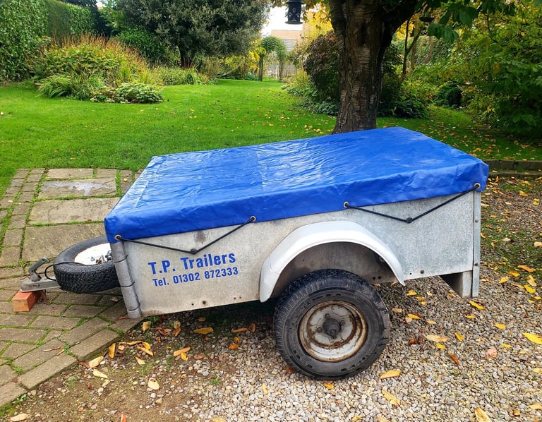 Caddy 535 trailer with heavy duty cover and spare tyre