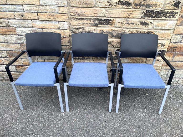 stackable meeting and allermuir dining chairs for sale  Each £35