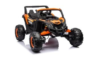 image for Orange Rechargeable 12V Battery Powered Kids UTV Ride on Toy 