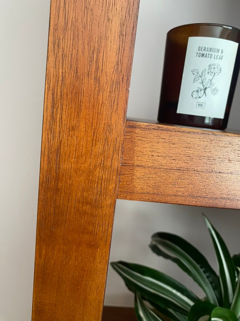 MUST SELL Solid Hardwood Shelving Unit –2m Tall