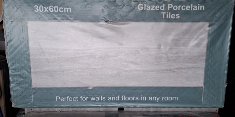 209 x grey porcelain tiles 60x30cm Bargain