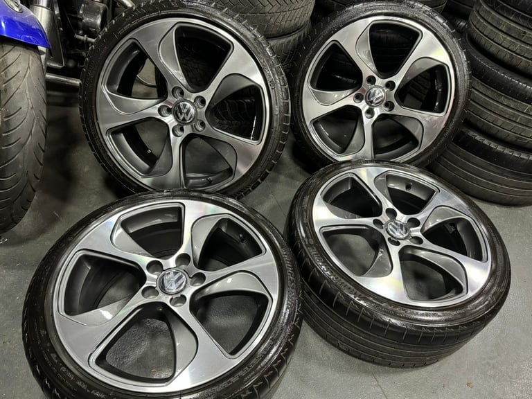 18” inch Vw alloys wheel 5x112 golf caddy scirocco cc gti gtd r line