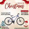Mega Christmas Sales - Coyote Alpine FS Gents Hybrid Bike