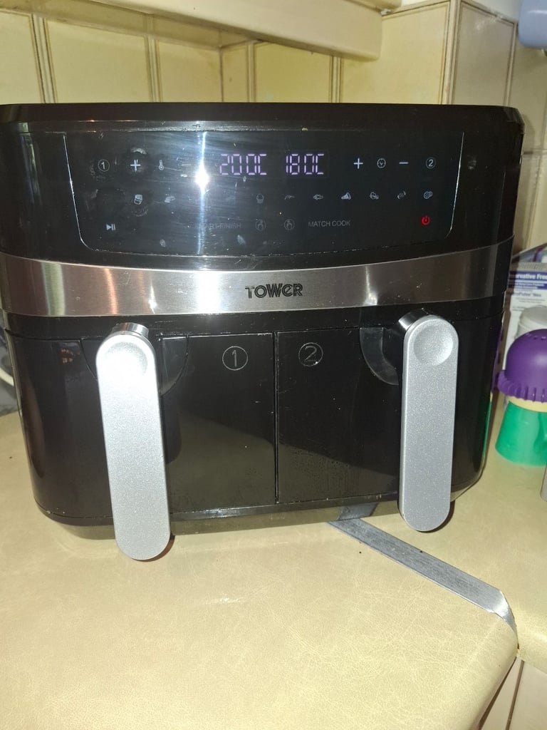 image for Tower Air fryer dual drawer 9L